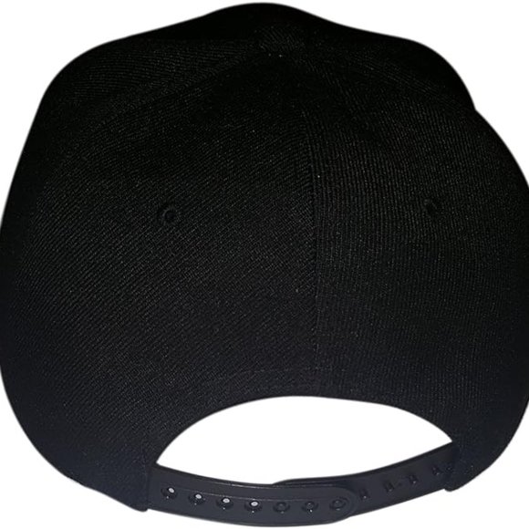 NWT DJ Designs Custom Embroidery Black 420 Snapback Hat One Size Festival $35 - Picture 3 of 3